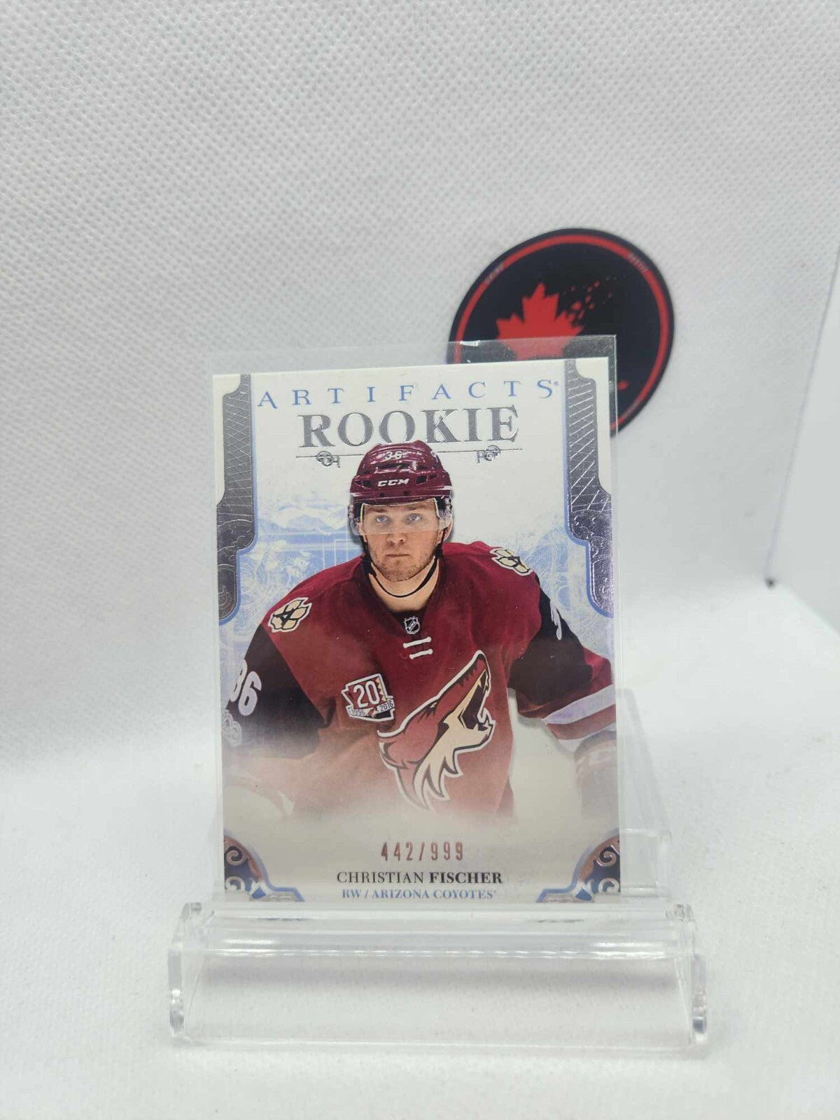 2017/18 Artifacts Rookie Christian Fischer /999 Coyotes