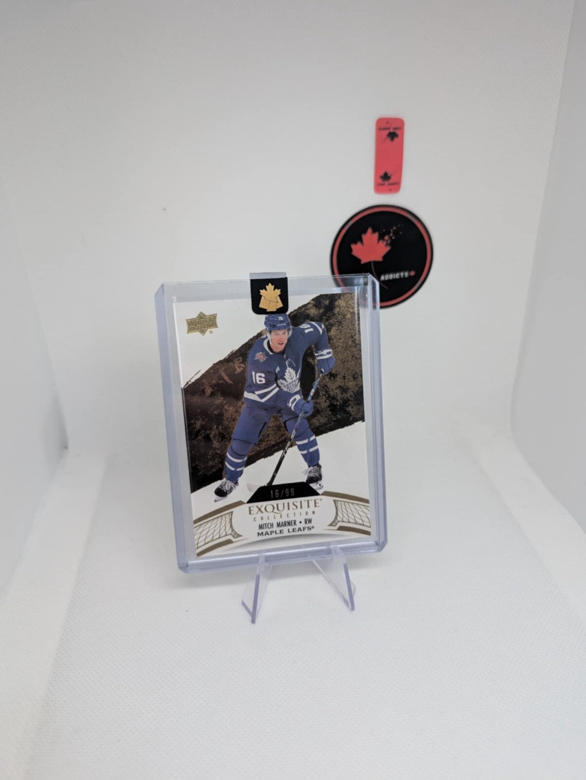 2024 Upper Deck Black Diamond Exquisite Collection Gold /99 Mitch Marner #V-MM