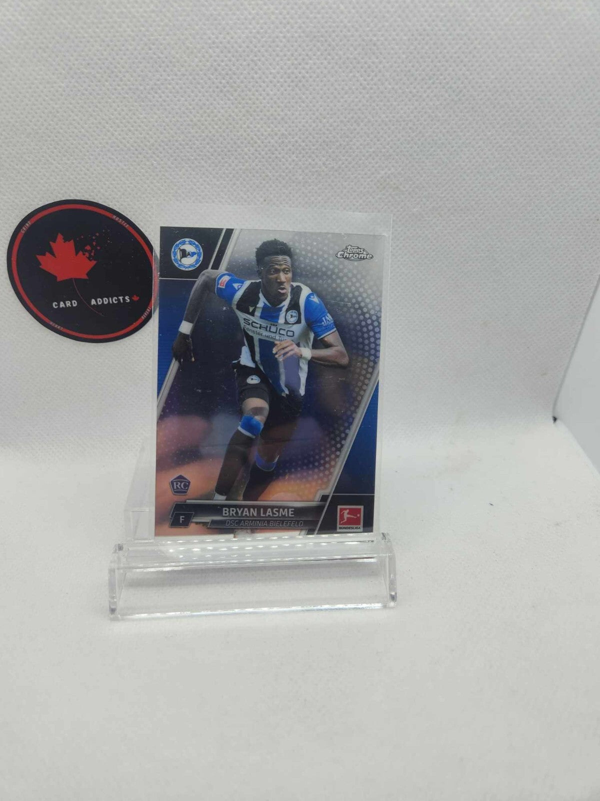 BRYAN LASME 2022 TOPPS CHROME ROOKIE CARD #21 BIELEFELD