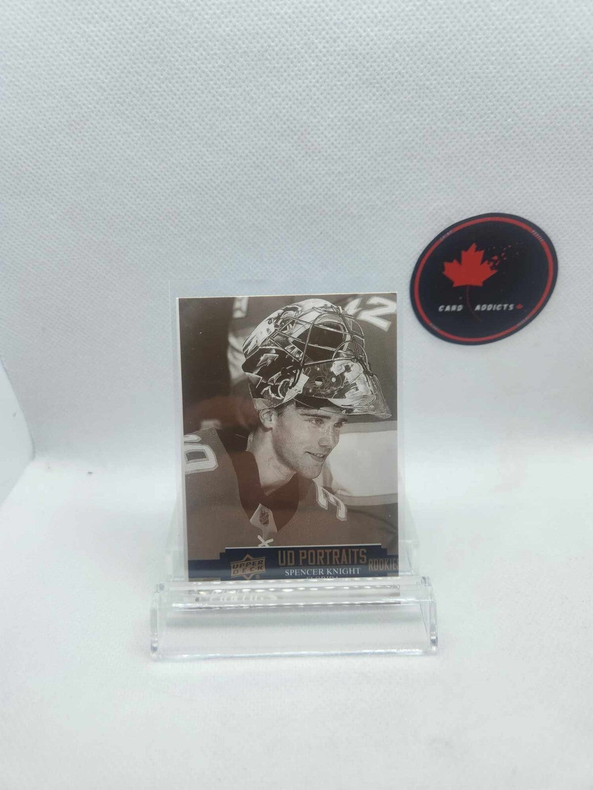 2021-22 Upper Deck UD Portraits Spencer Knight Rookie Florida Panthers #P-32