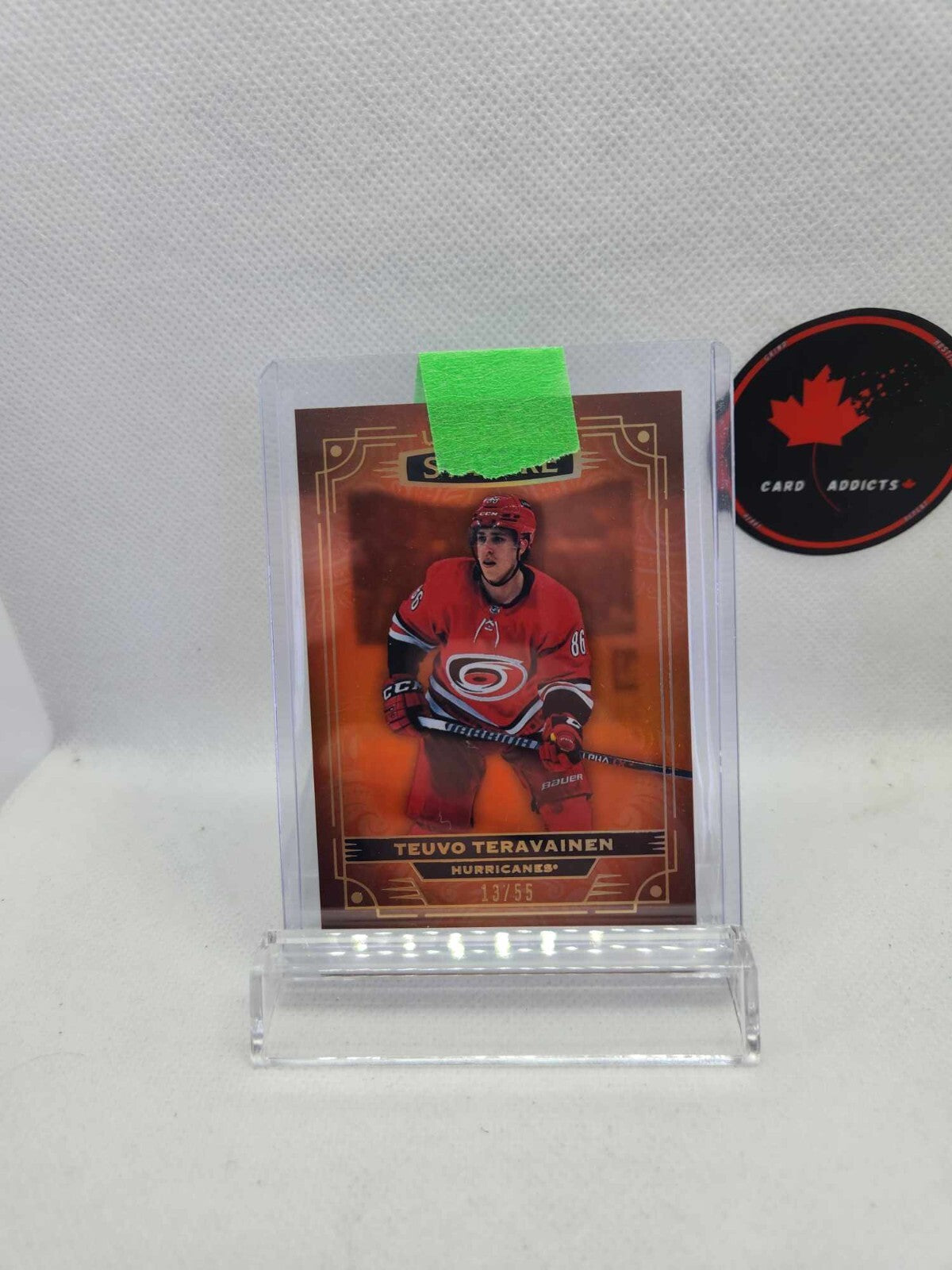2022-23 Upper Deck Stature ORANGE /55 Teuvo Teravainen