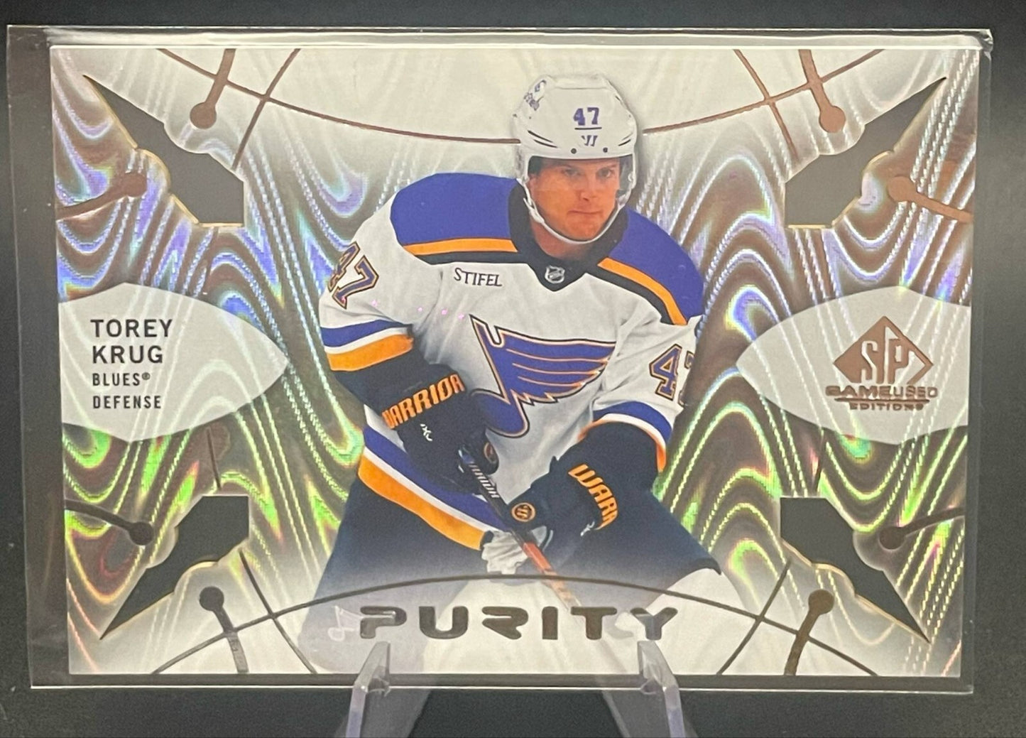2022-23 SP Game Used Hockey Die-Cut Purity Torey Krug