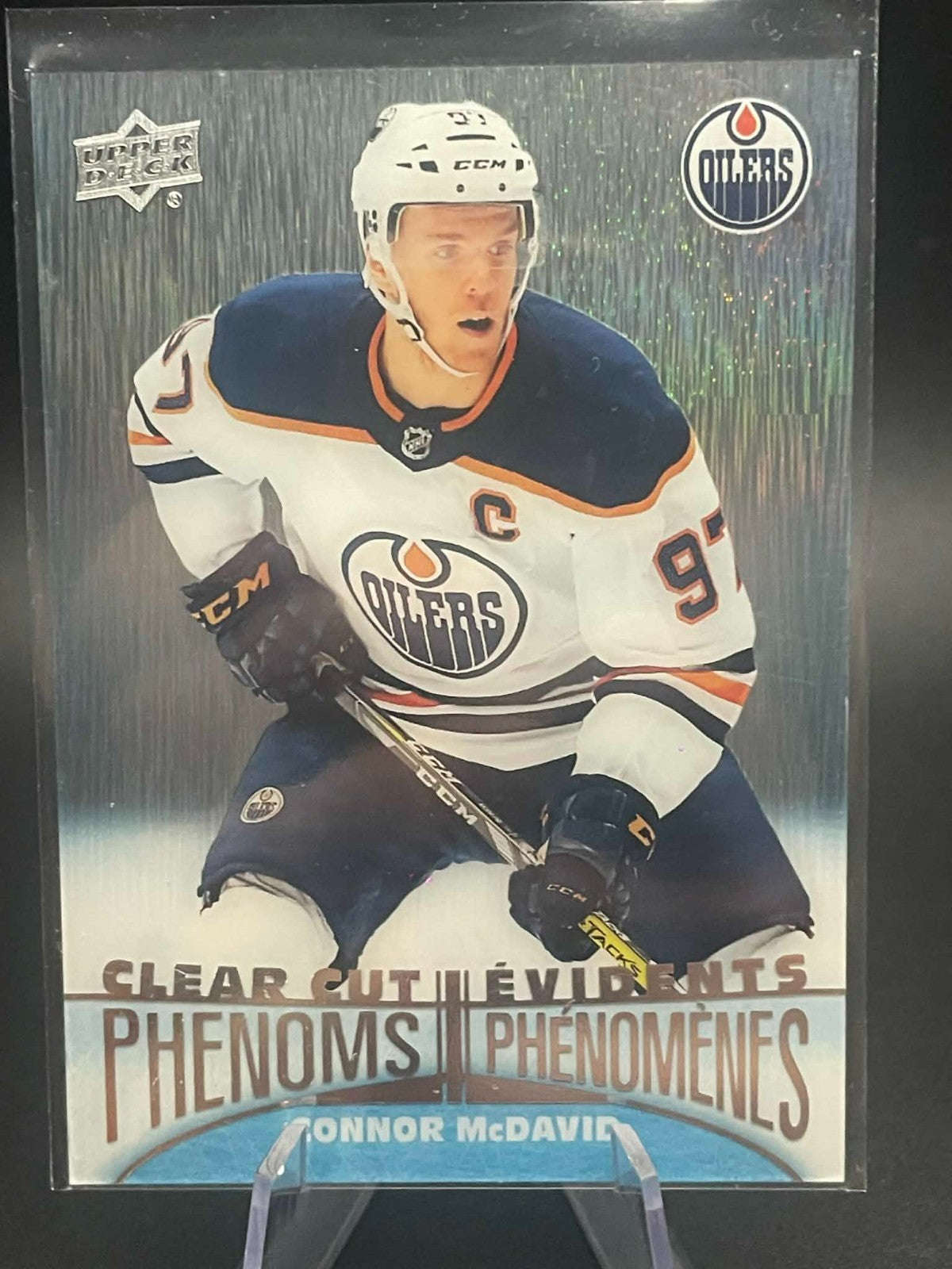 2018-19 Upper Deck Tim Horton Clear Cut Phenoms Connor McDavid #75