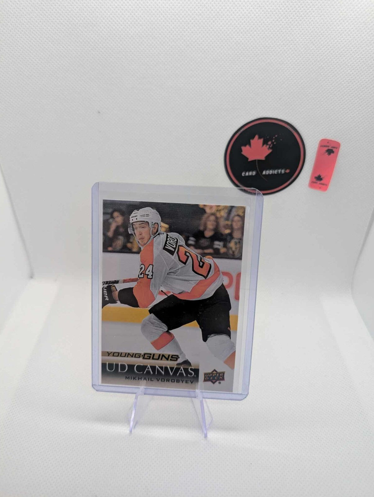 Mikhail Vorobyev Young Guns Rookie 2018-19 Upper Deck UD Canvas Card #C105