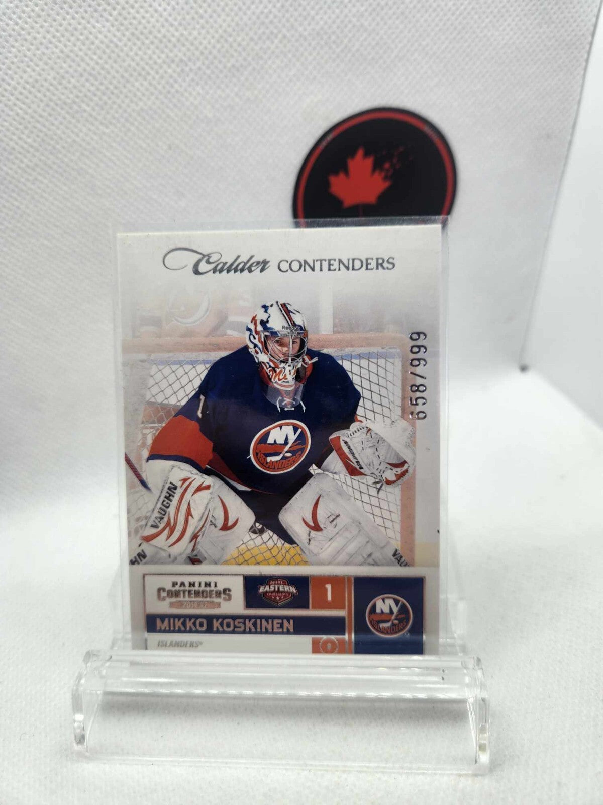 Mikko Koskinen 2011-12 Panini Calder Contenders #179 Rookie /999 Oilers