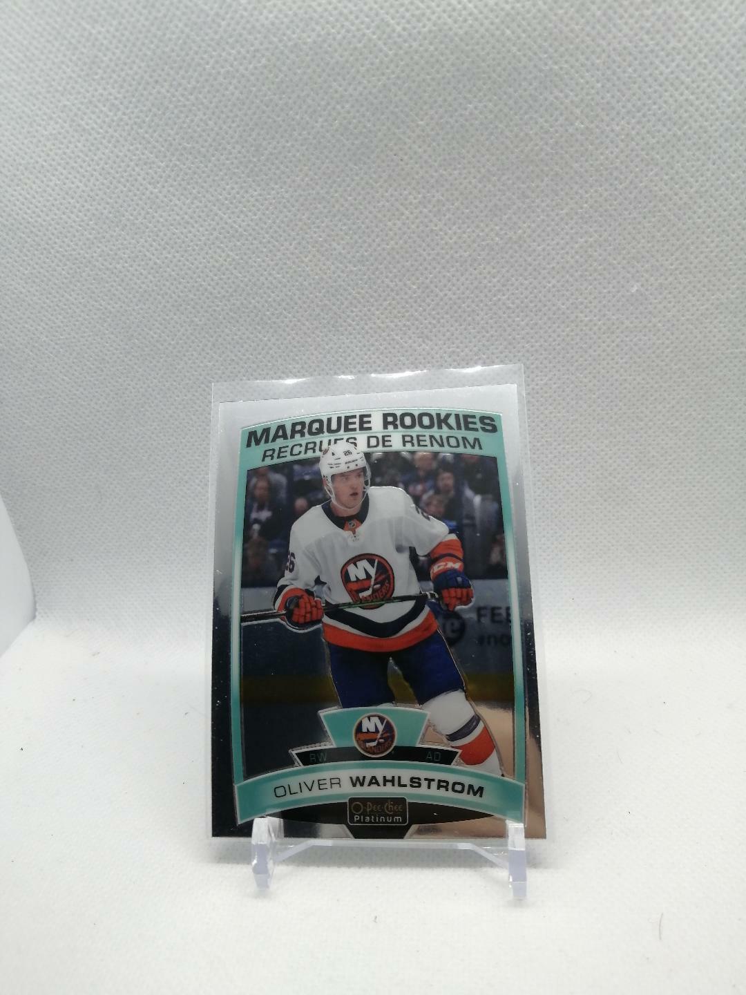 2019-20 OPC Platinum Marquee Rookies #176 Oliver Wahlstrom NY Islanders