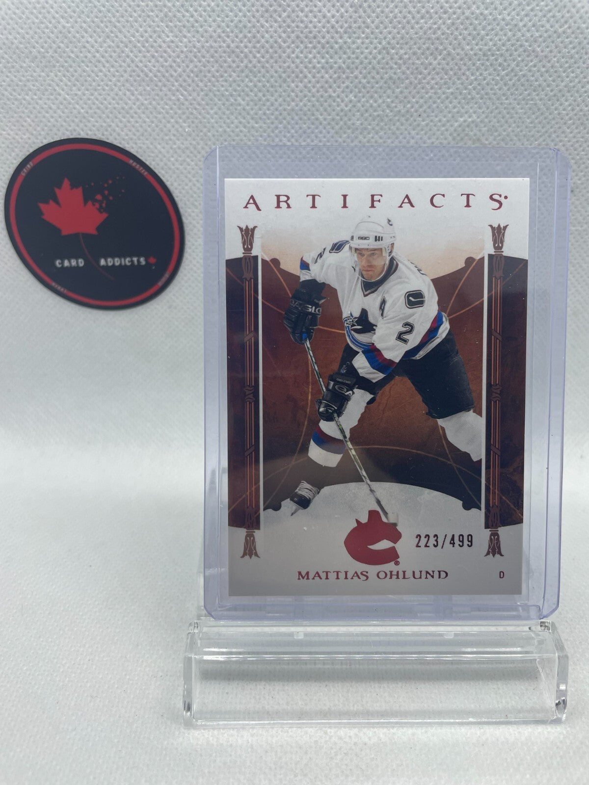 2022/23 Mattias Ohlund Artifacts /499 SP Legend Card # 161