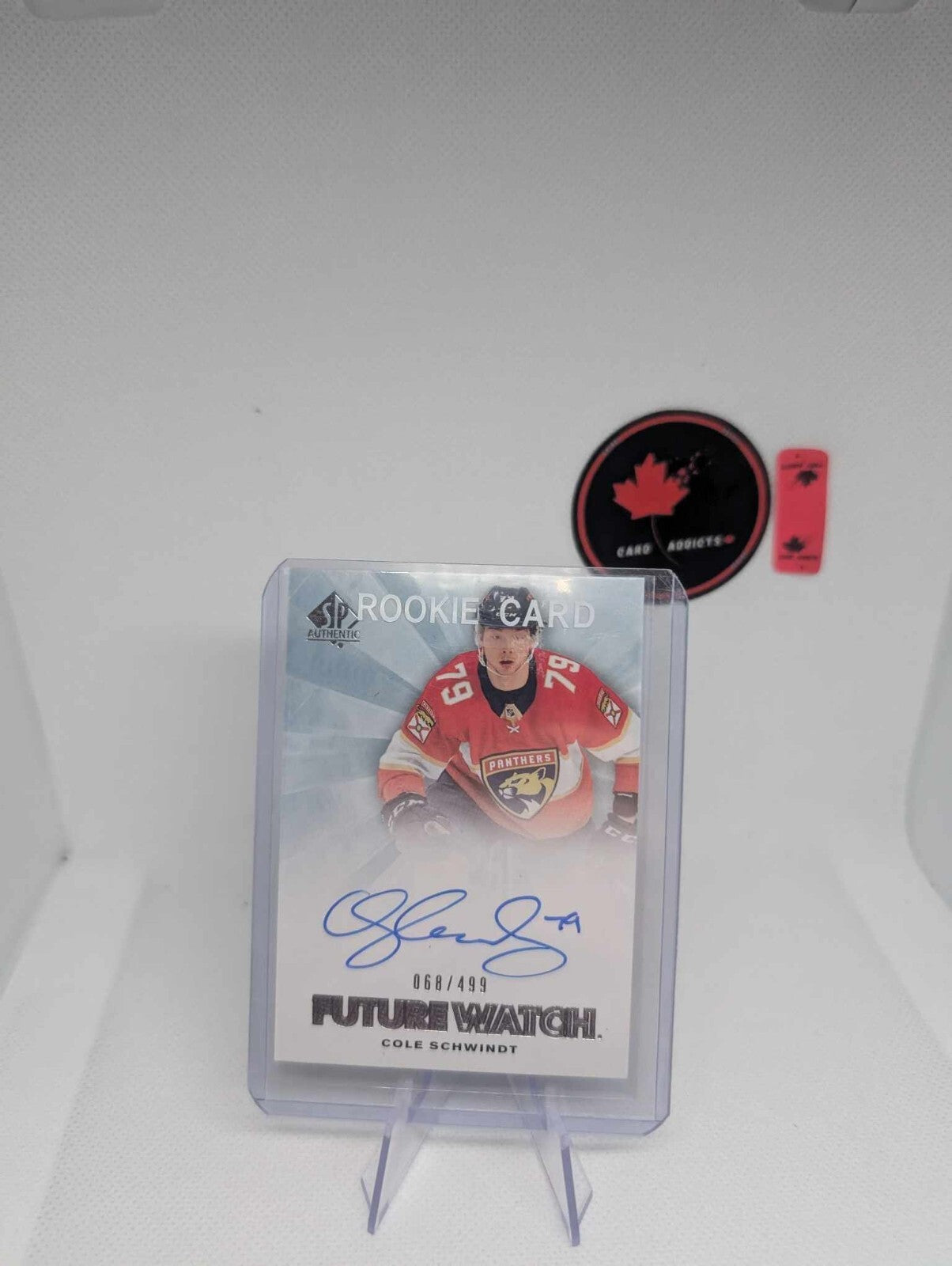 2021-22 SP Authentic Cole Schwindt Future Watch Retro Auto RC