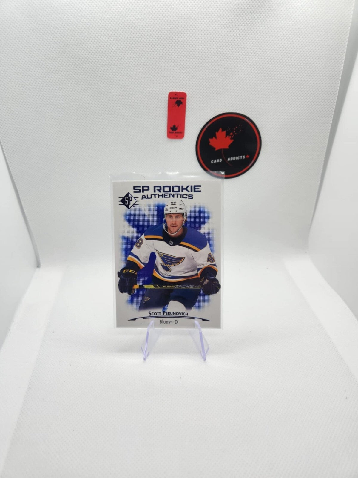 2021-22 SP ROOKIE AUTHENTICS SCOTT PERUNOVICH #115
