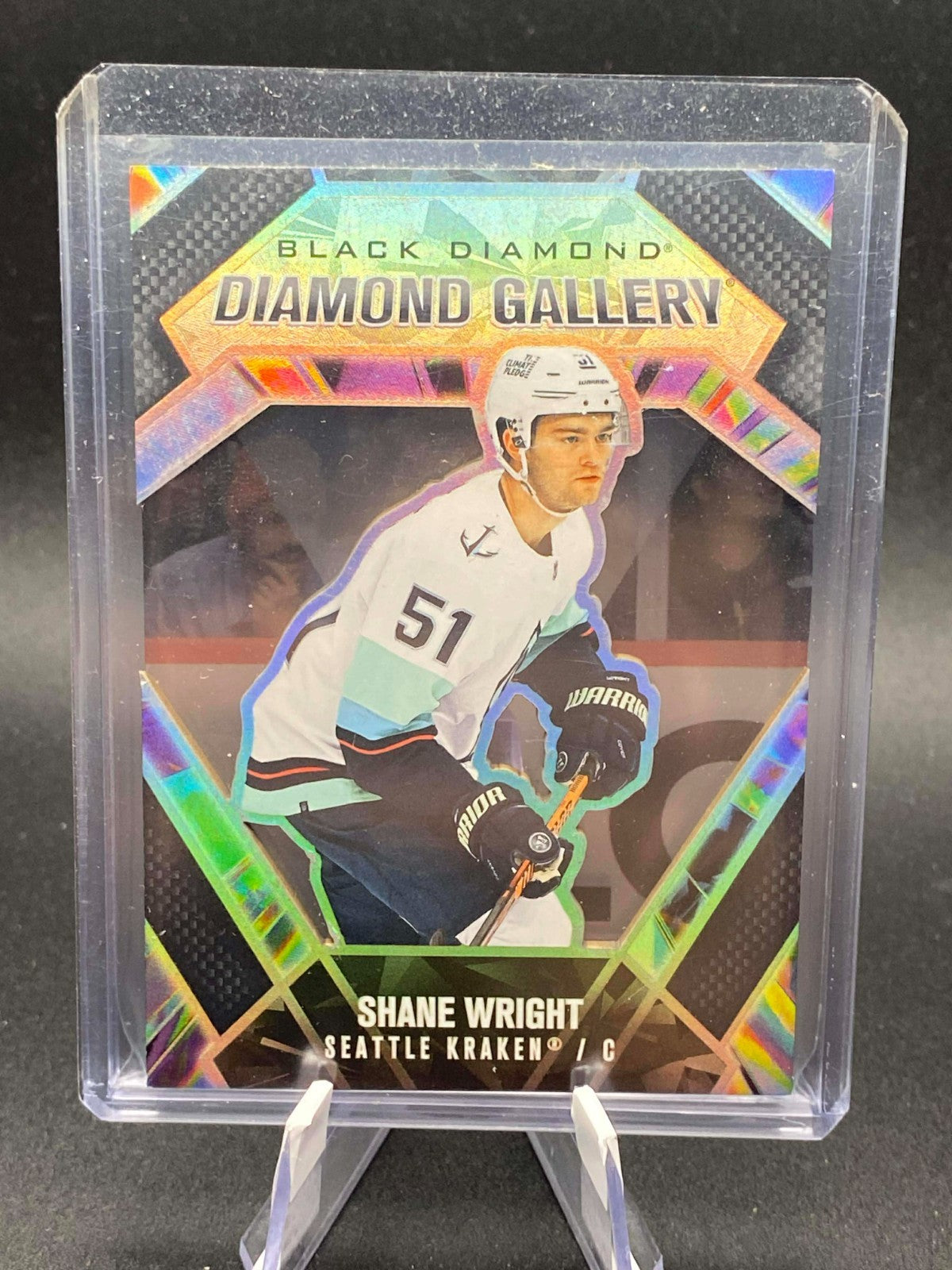 2022-23 Upper Deck Black Diamond Shane Wright Diamond Gallery Rookie Kraken Rc
