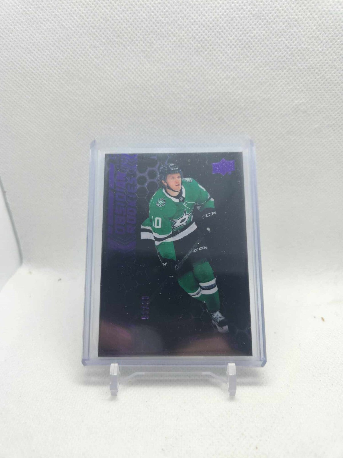 2020-21 SPx UD Black Obsidian Rookies Purple /99 Ty Dellandrea #OR-15 Rookie RC