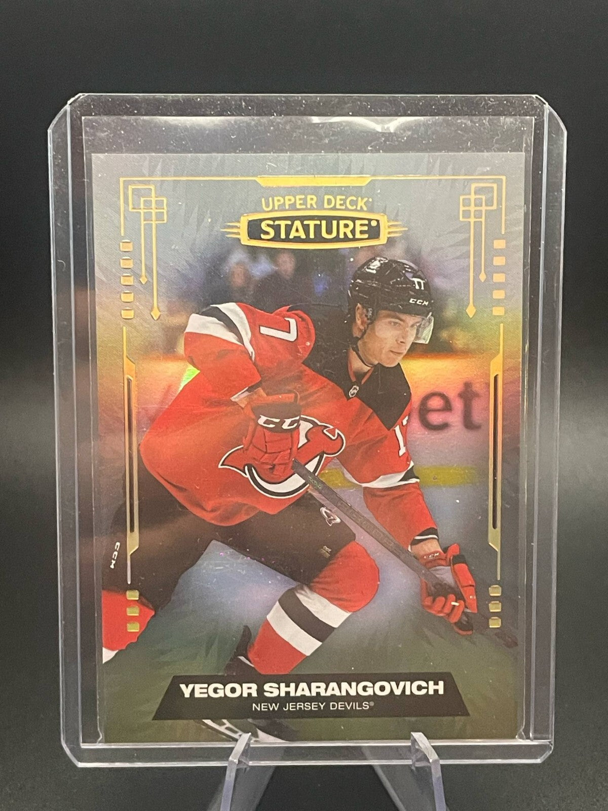 Yegor Sharangovich 2021-22 UD Stature Hockey New Jersey Devils