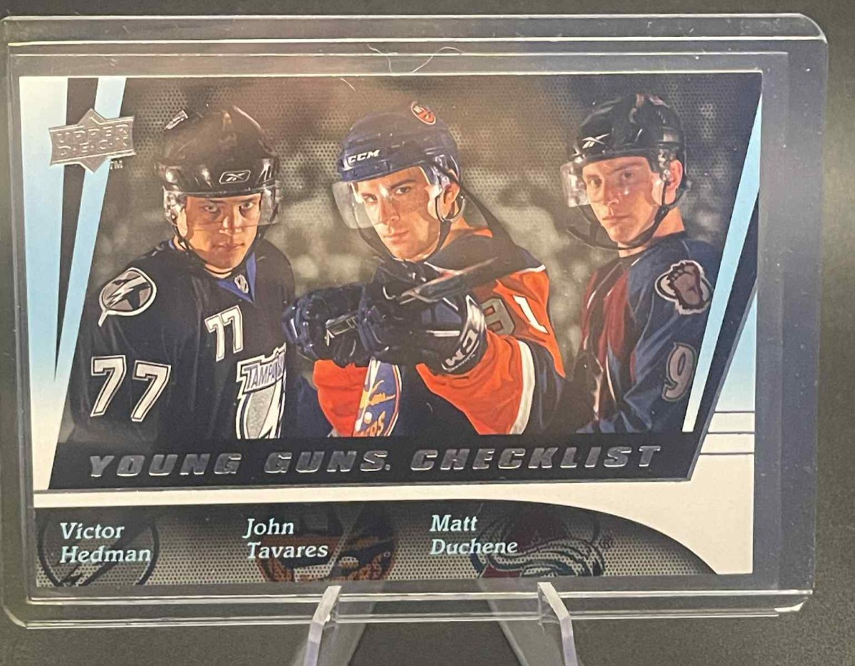 2009 10 Upper Deck Young Guns Checklist #250 Hedman, Tavares, Duchene