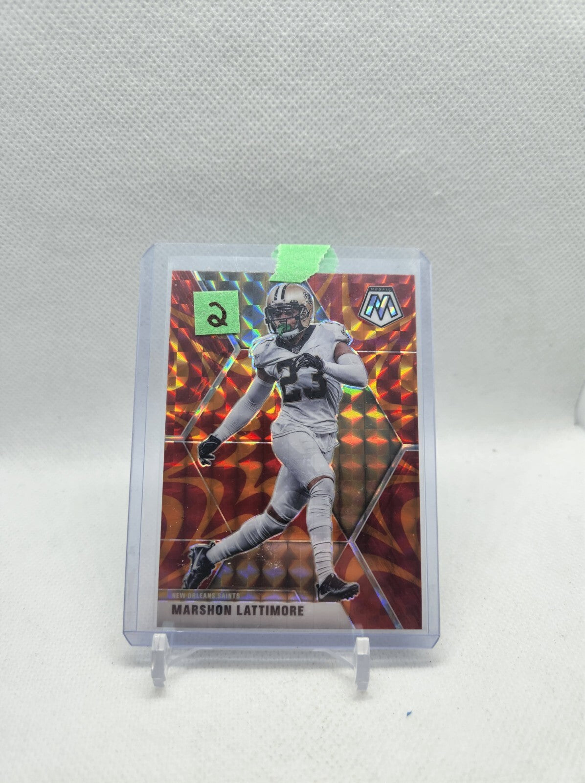 Panini 2020 Mosaic Marshon Lattimore Orange Reactive New Orleans Saints