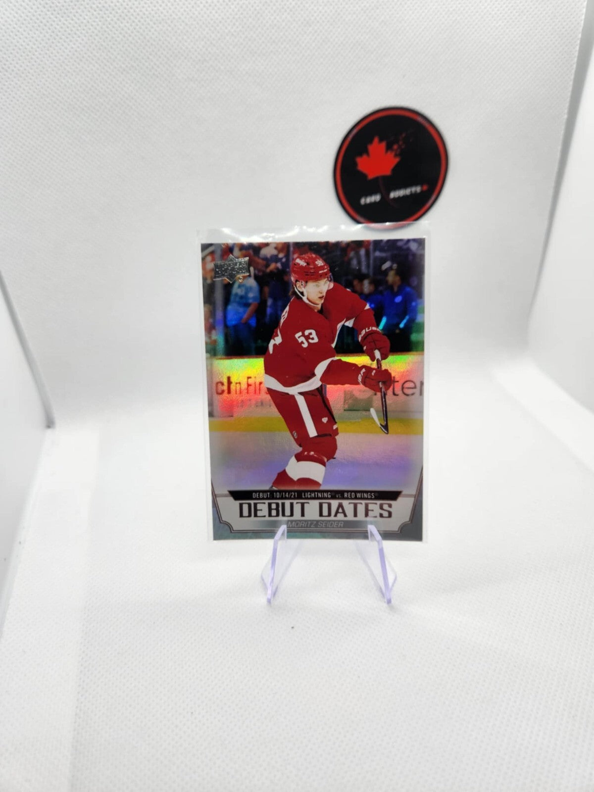2022-23 Upper Deck Series 1 Debut Dates Moritz Seider #DD-25