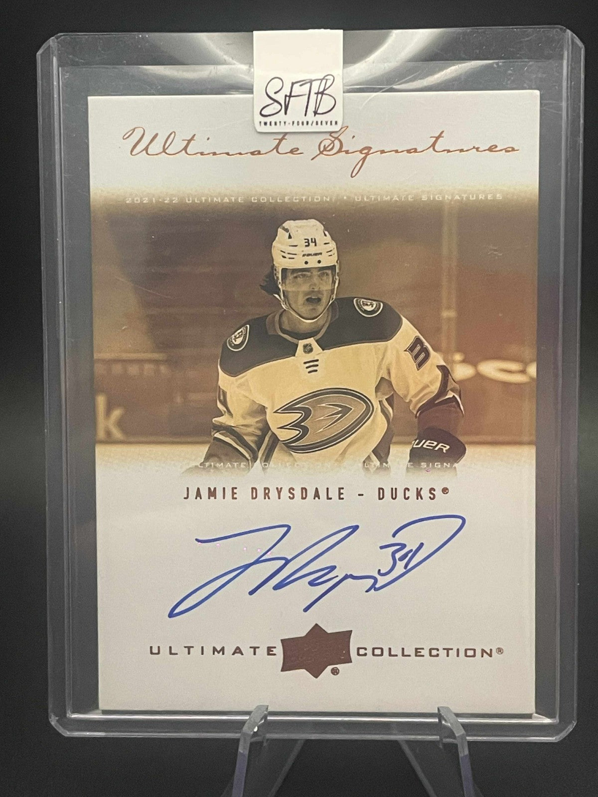 2021 Ultimate Collection 2000-01 Signatures Retro Rookies Jamie Drysdale Auto RC