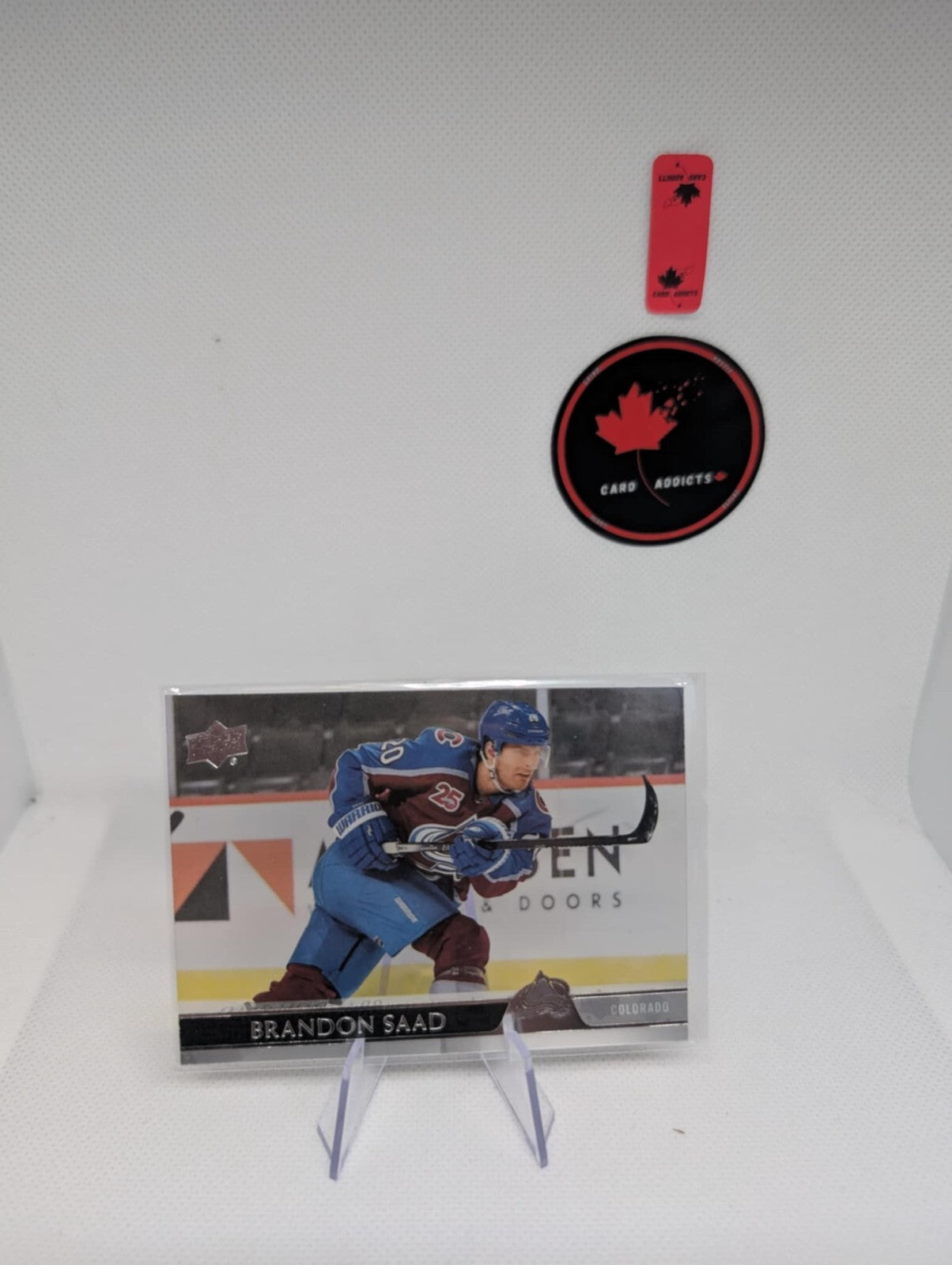 2020-21 Brandon Saad Upper Deck Clear Cut Parallel #531