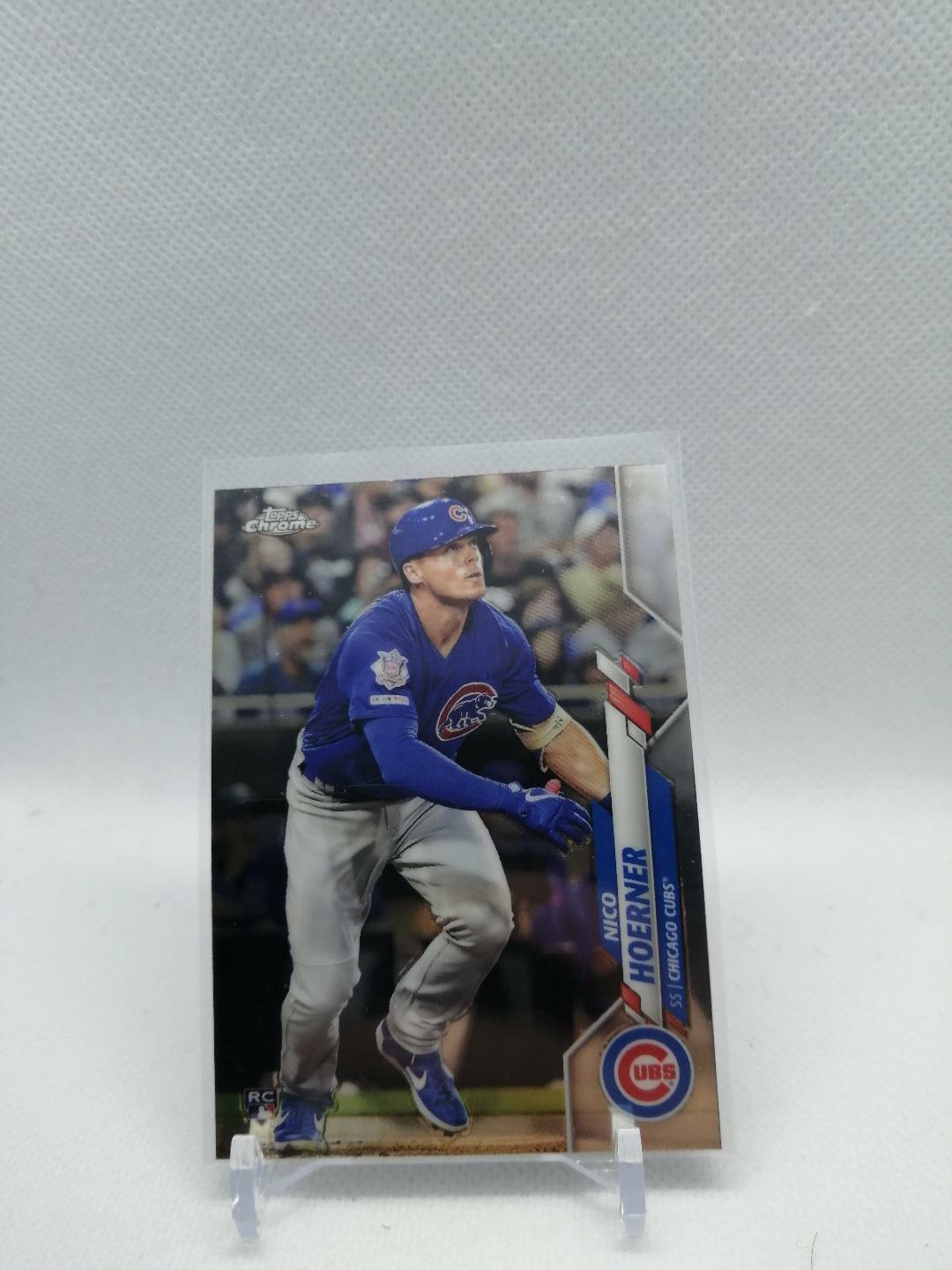 2020 Topps Chrome Nico Hoerner Rookie Card RC #161 Cubs