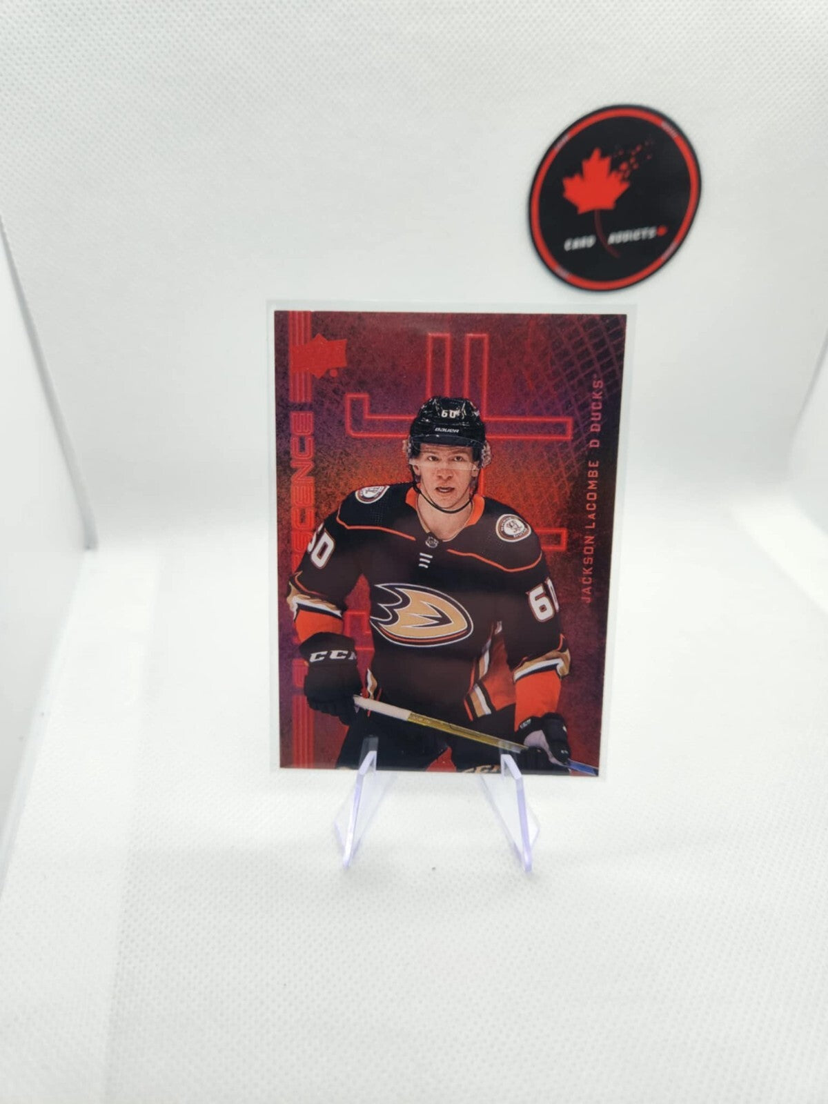 2023-24 UD Series 2 Jackson Lacombe Fluorescence ANA Ducks