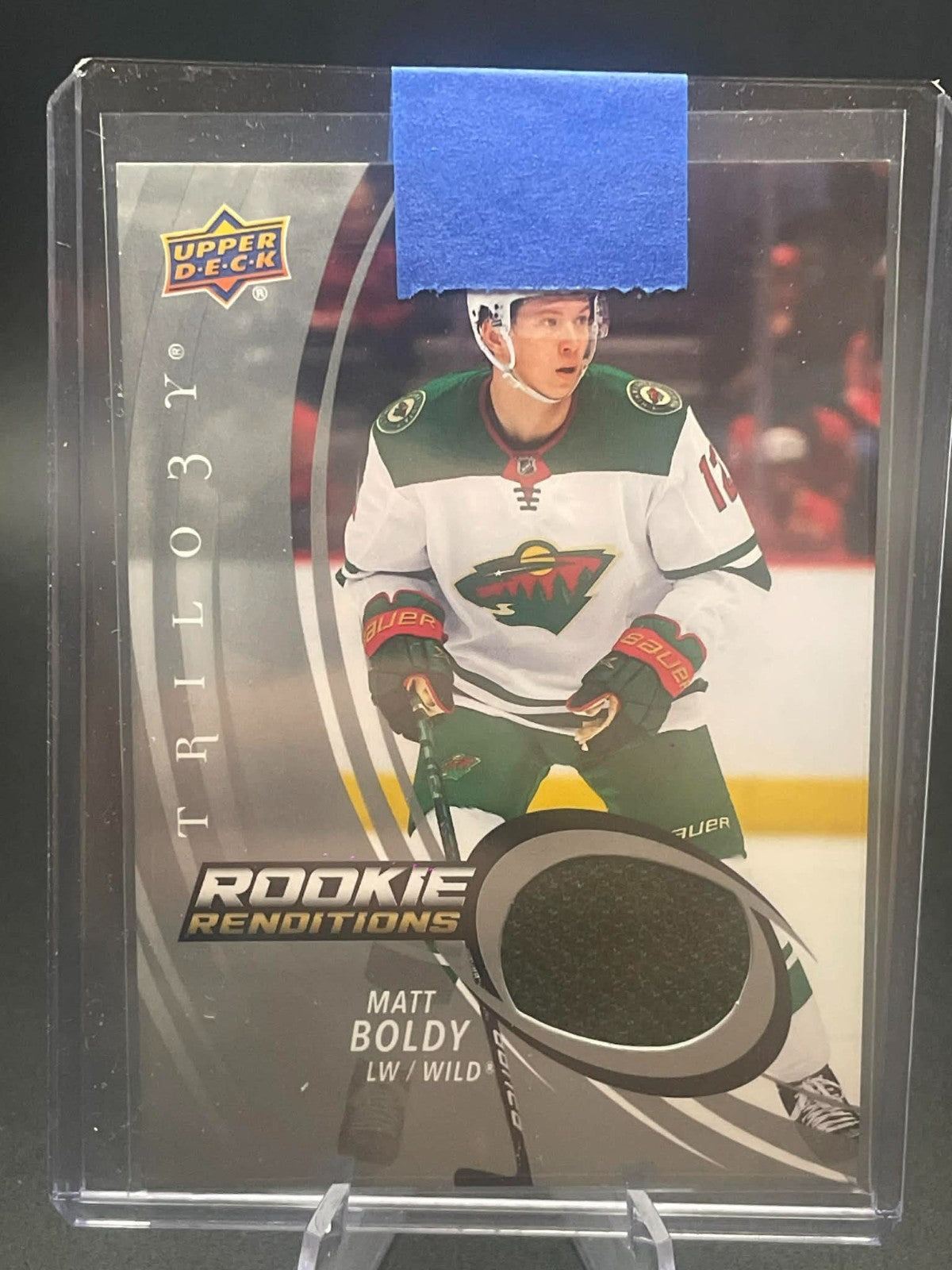 2022 UPPER DECK TRILOGY #RR-39 MATT BOLDY ROOKIE RENDITIONS MEM JERSEY RC ROOKIE