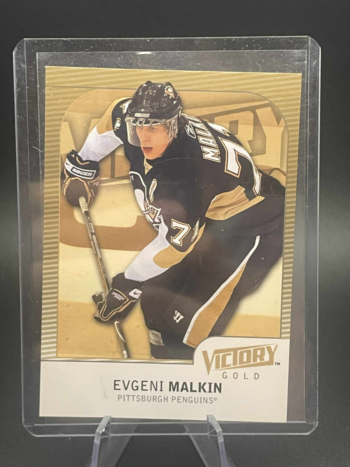 2009-10 Upper Deck Victory Gold parralel Evgeny Malkin #158 REF I