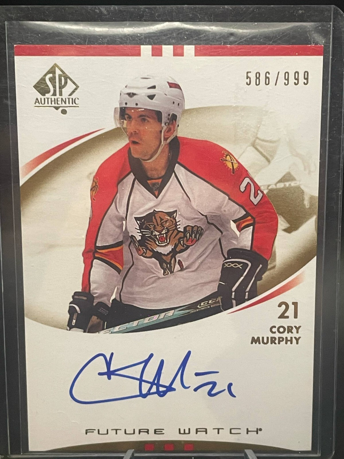 2007-08 SP Authentic Future Watch #216 Cory Murphy RC AUTO /999