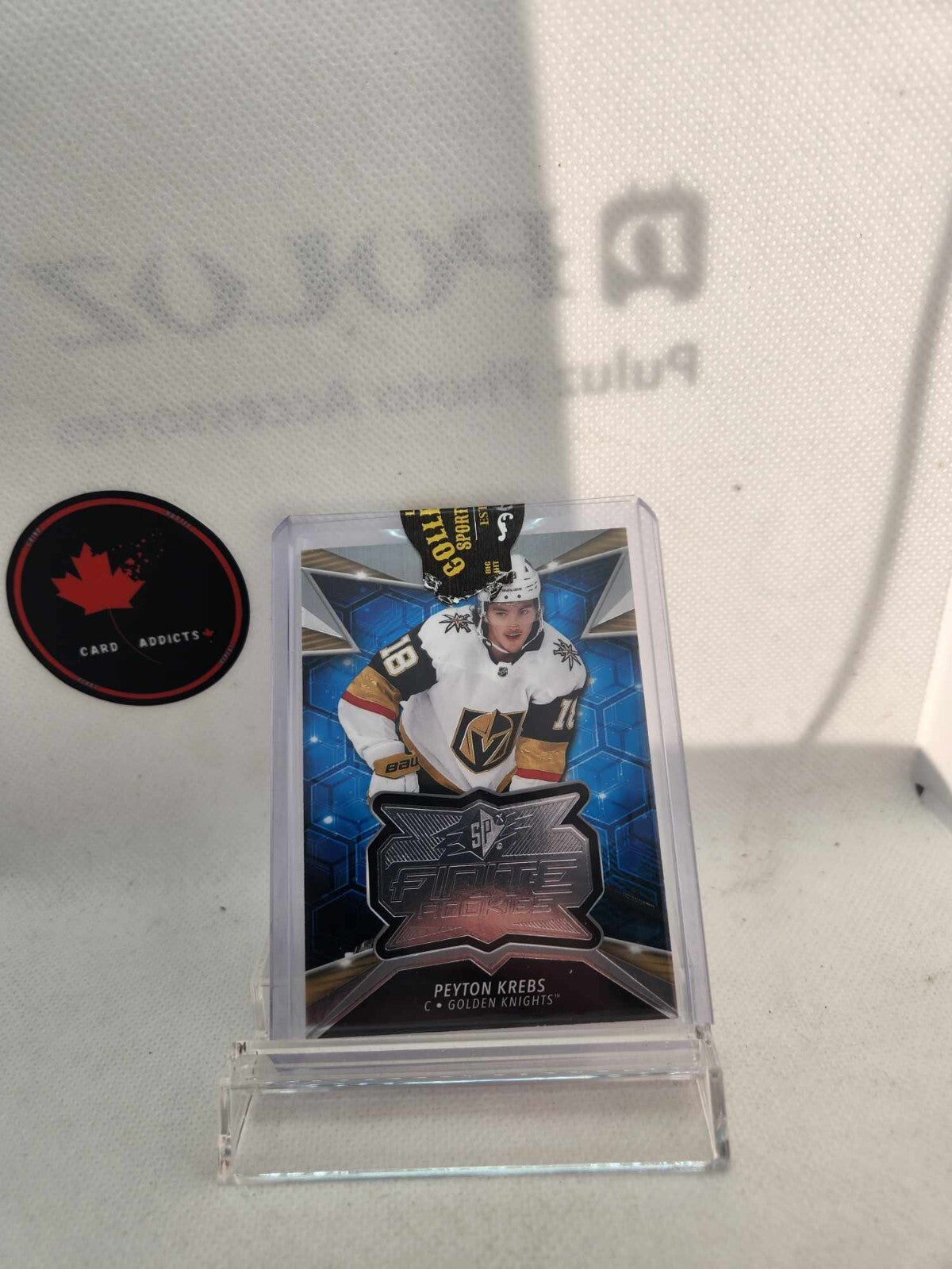 PEYTON KREBS 2020/21 Upper Deck SPx Finite Rookies #F27 RC Buffalo Sabres Vegas