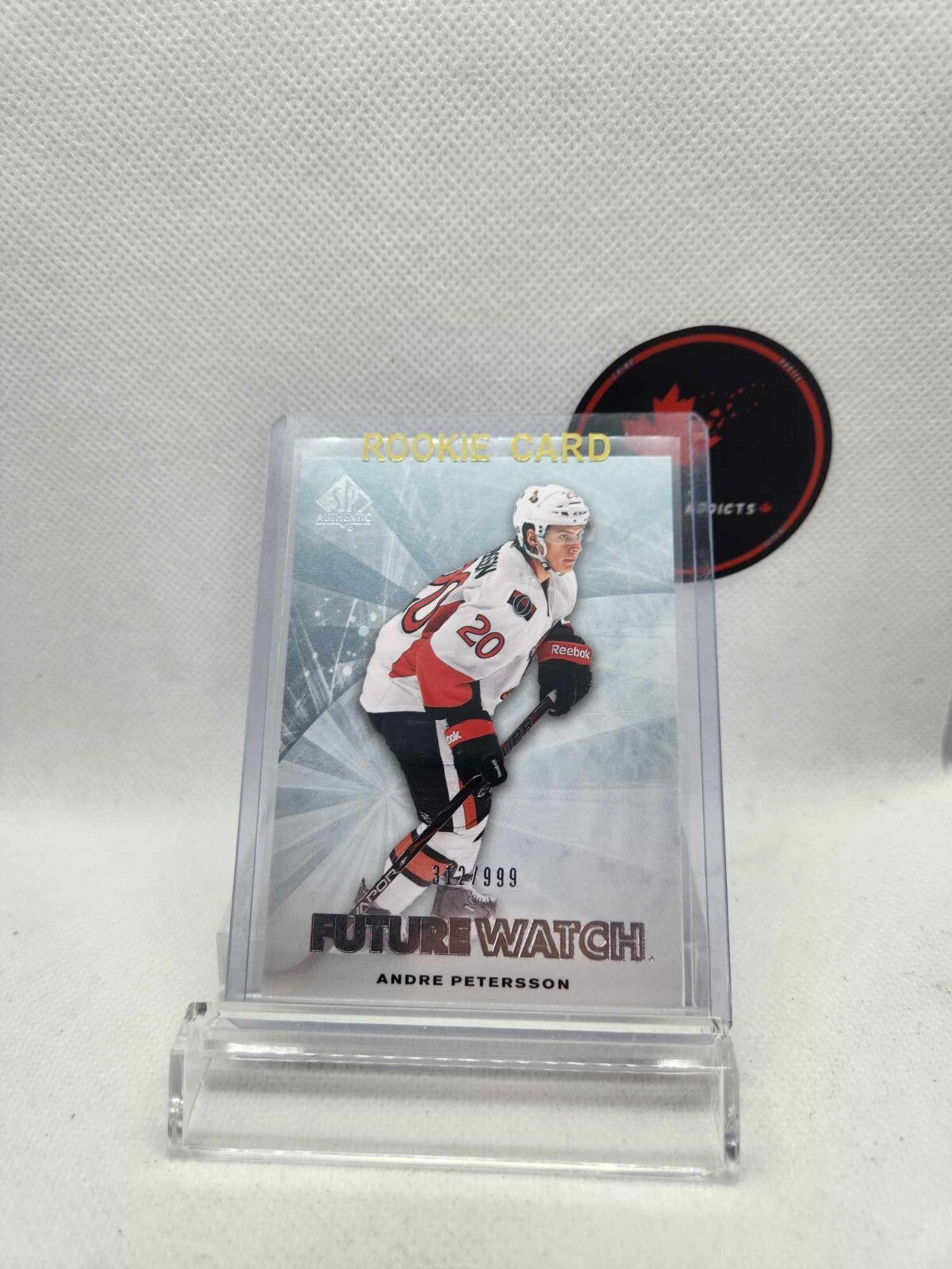 2011-12 SP Authentic Future Watch Rookie 210 Andre Petersson /999 Senators