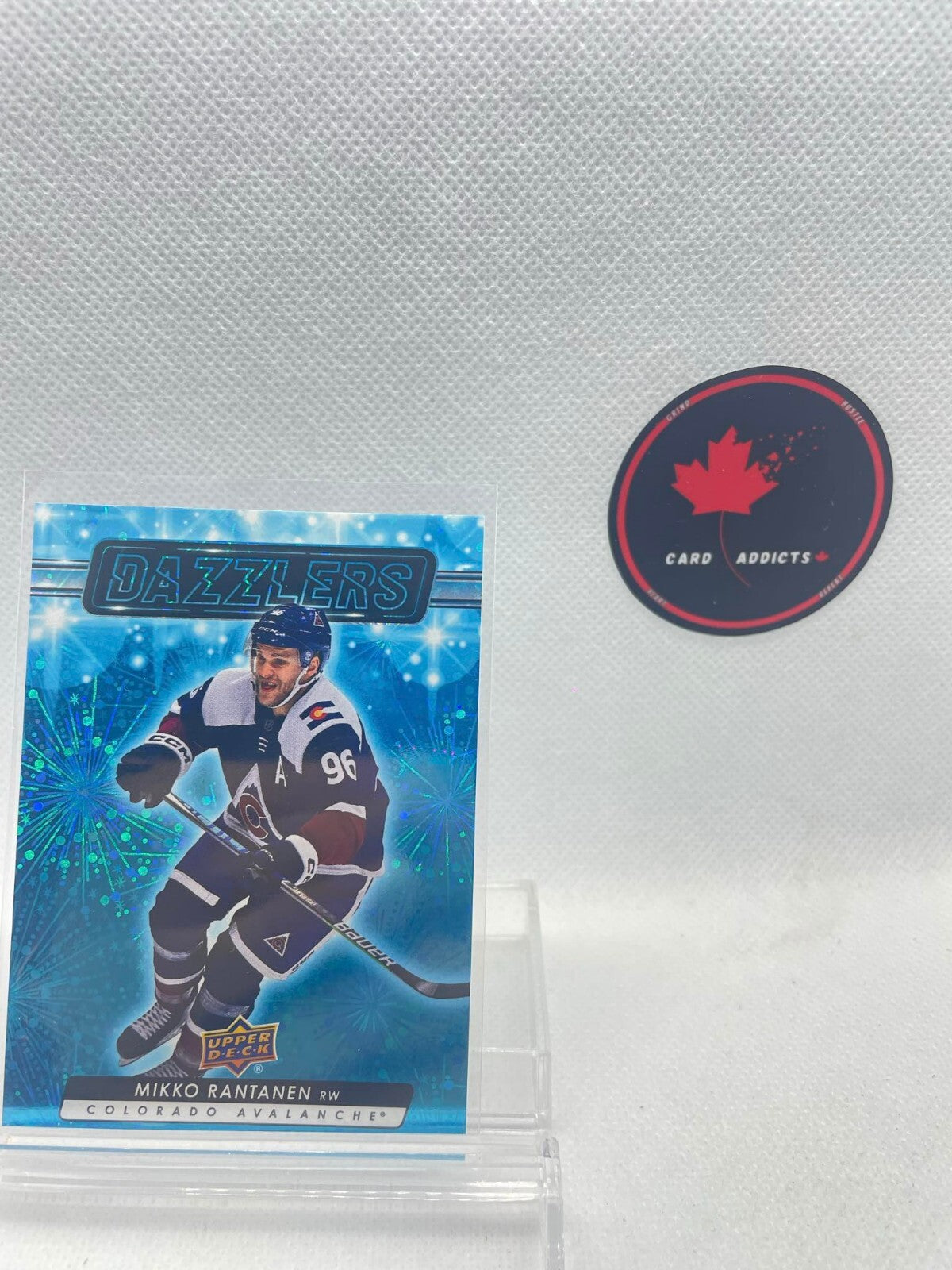 2023-24 Upper Deck Series 1 Dazzlers BLUE Mikko Rantanen #DZ-7