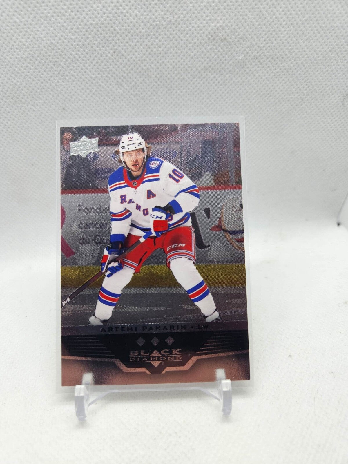 UPPER DECK 2021-22 ARTEMI PANARIN BLACK DIAMOND HOCKEY CARD BD-30 NY RANGERS