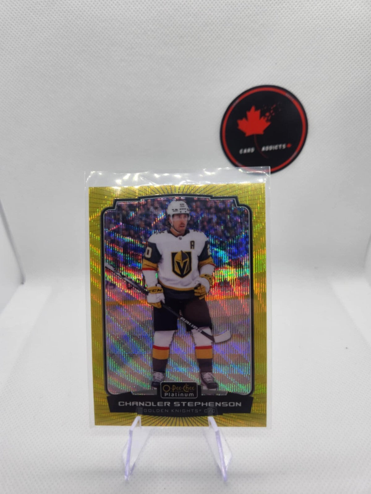 2022-23 OPC Platinum Chandler Stephenson #72 Neon Yellow Surge