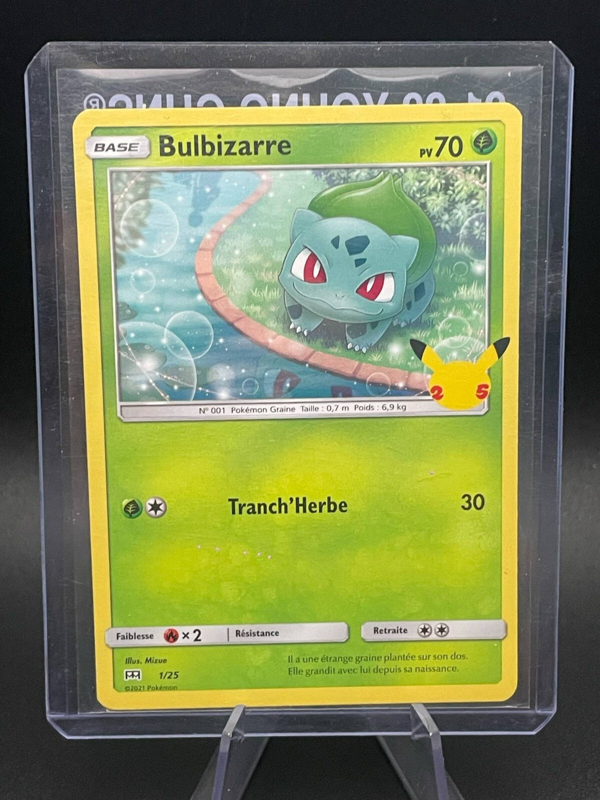 Bulbizarre - 1/25 - McDonald's 25th Anniversary - Non Holo - Fr-