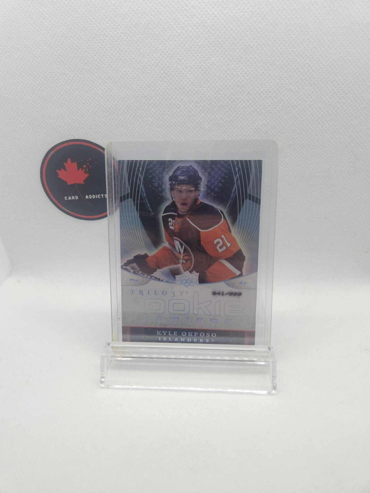 2008-09 UD - Trilogy - Rookie Premieres Kyle Okposo 122 /999