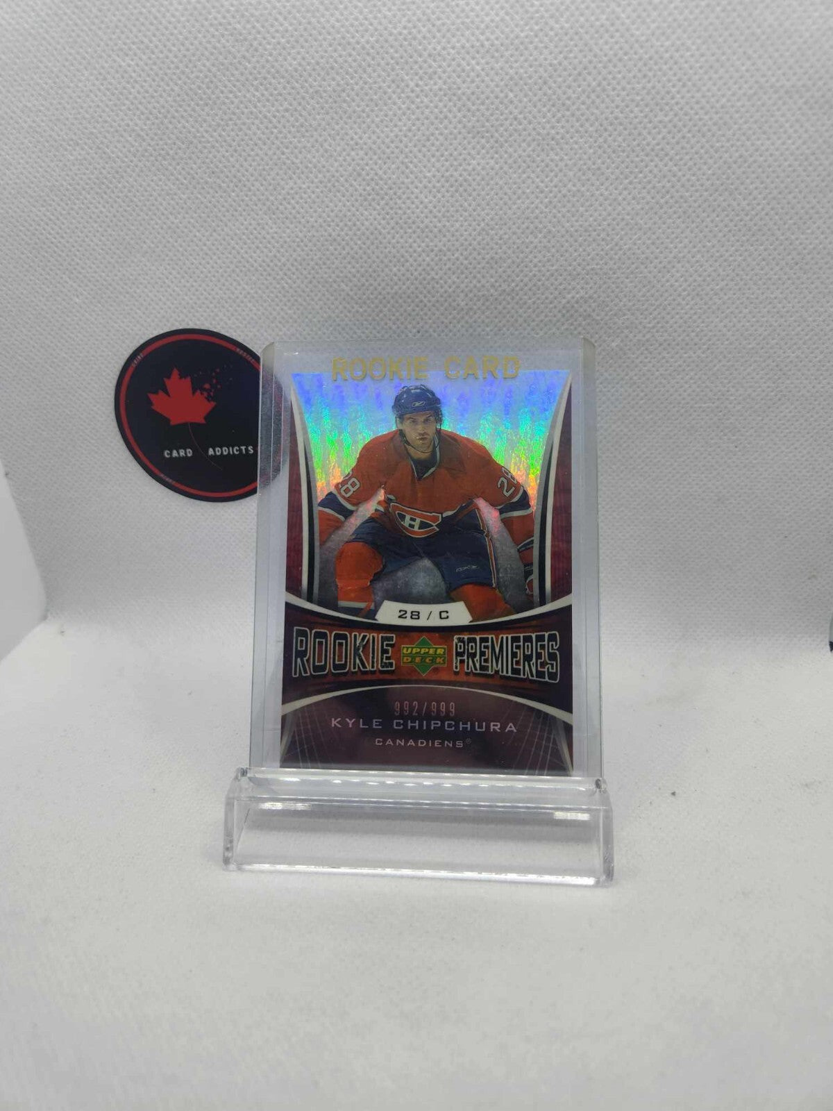 2007-08 Upper Deck Trilogy Rookie Premieres Kyle Chipchura RC /999 #155
