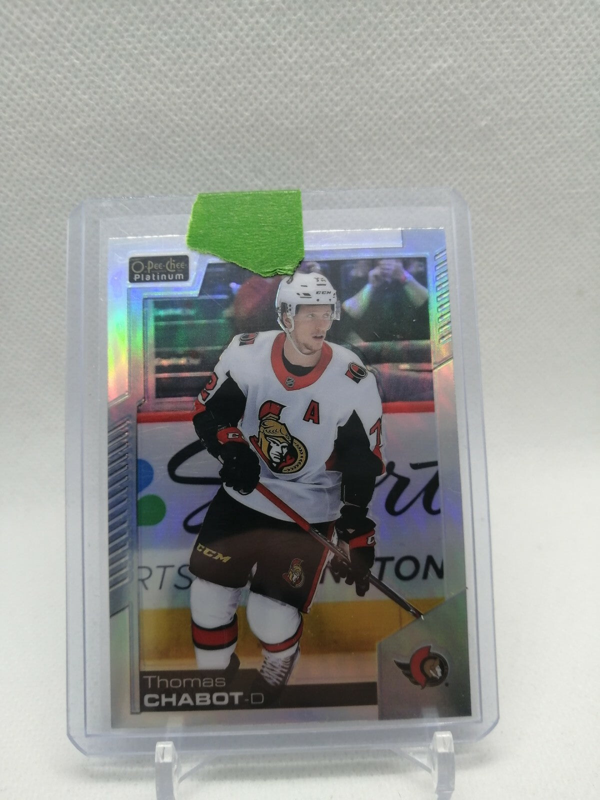 Thomas Chabot 20-21 OPC PLATINUM RAINBOW PARALLEL #74