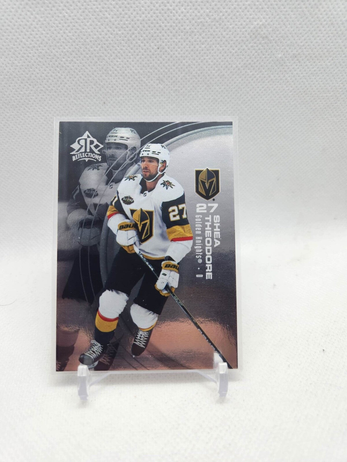2021-22 UPPER DECK EXTENDED SERIES REFLECTIONS GOLDEN KNIGHTS #38 SHEA THEODORE