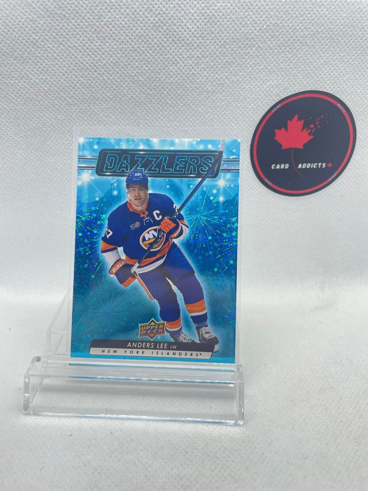 2023-24 Upper Deck Series 1 Dazzlers BLUE #DZ Anders Lee