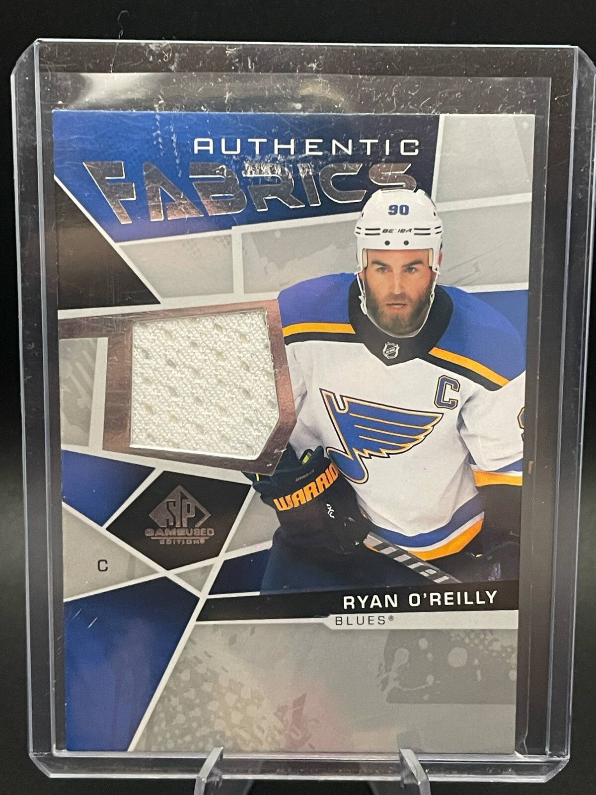 2021-22 Upper Deck SP Game Used Authentic Fabrics Ryan O'Reilly #AF-RO