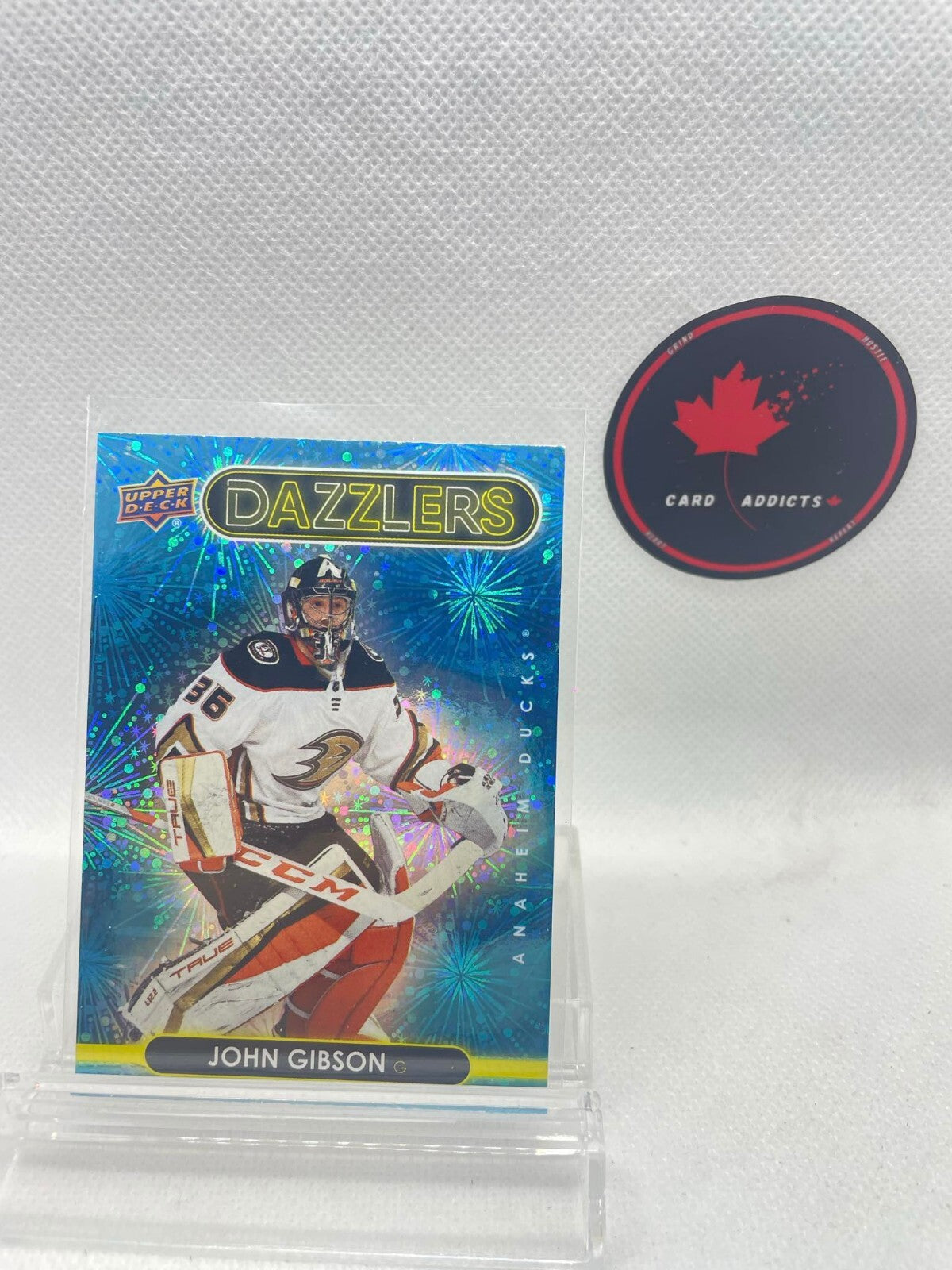 John Gibson 2021-22 Upper Deck Dazzlers Blue