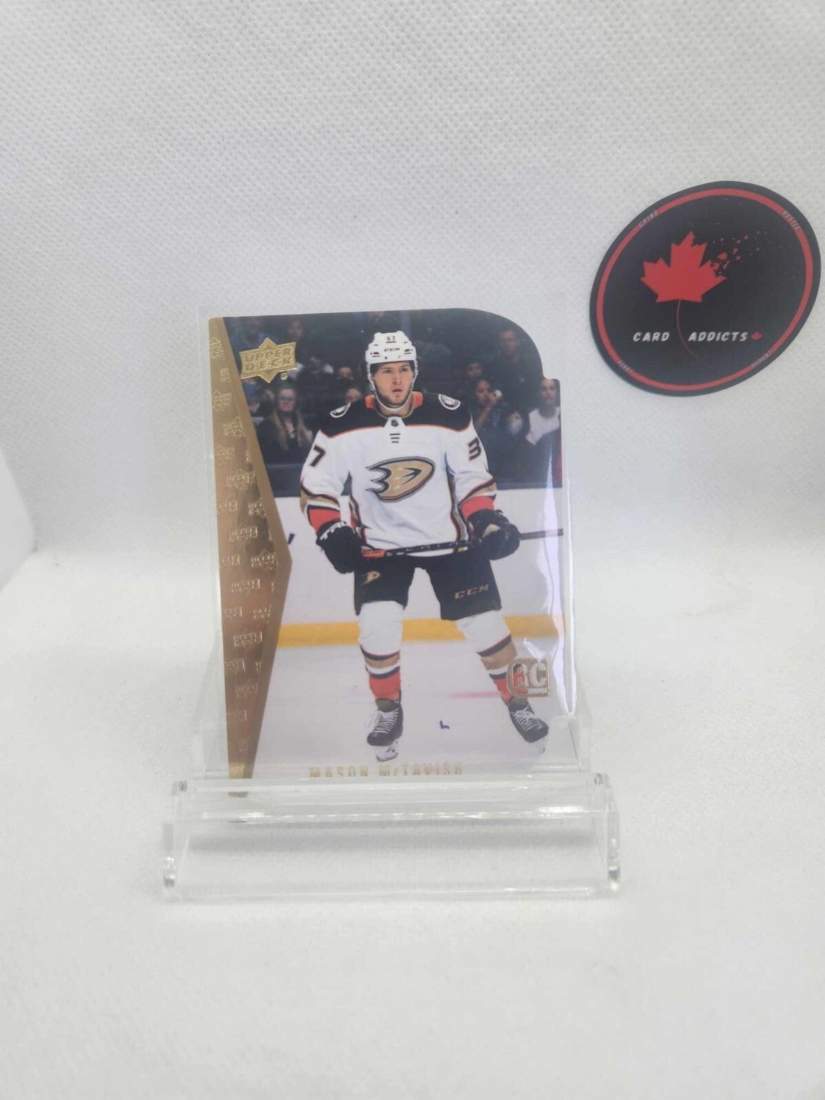 2021-22 Upper Deck 94-95 Retro SP Die Cut Mason McTavish #RDT-14 UD Series 2 RC