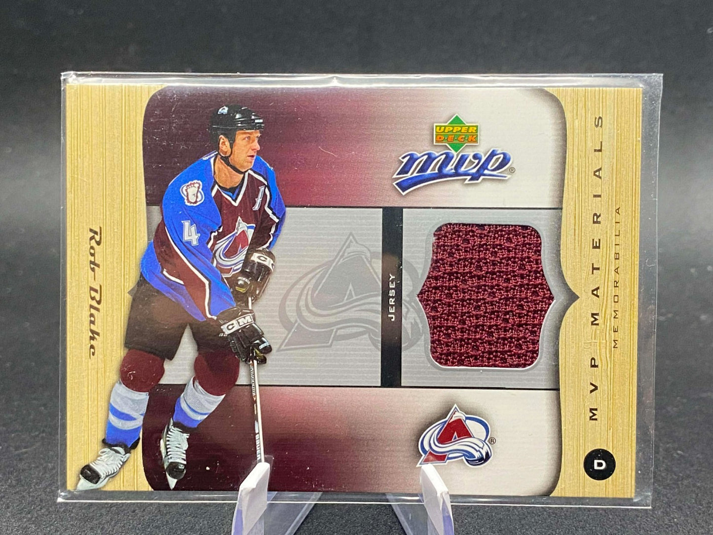 2004-05 MVP - MVP Materials - #M-RB Rob Blake