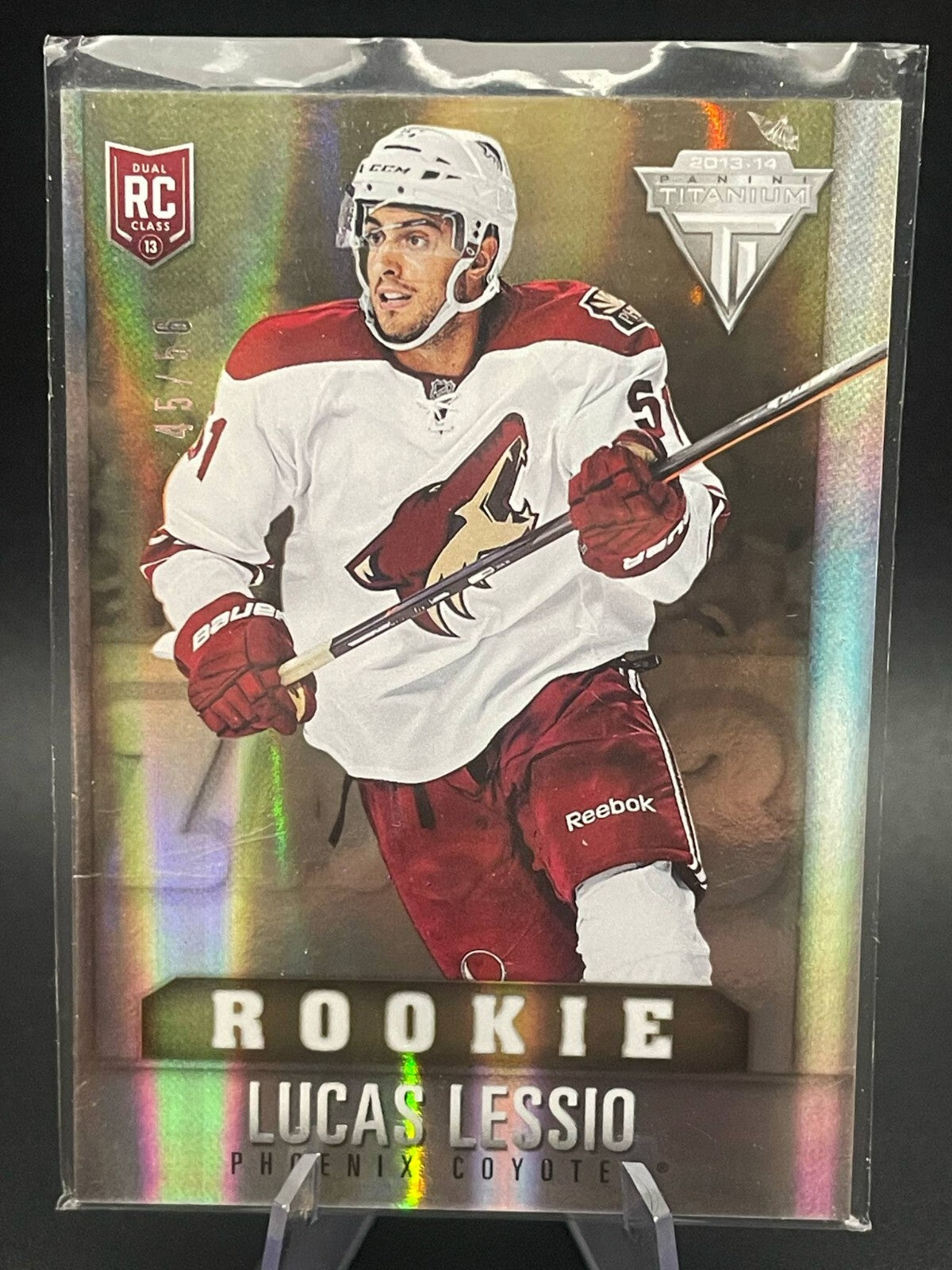 2013-14 Panini Titanium Draft Position #243 Lucas Lessio /56 Rookie True