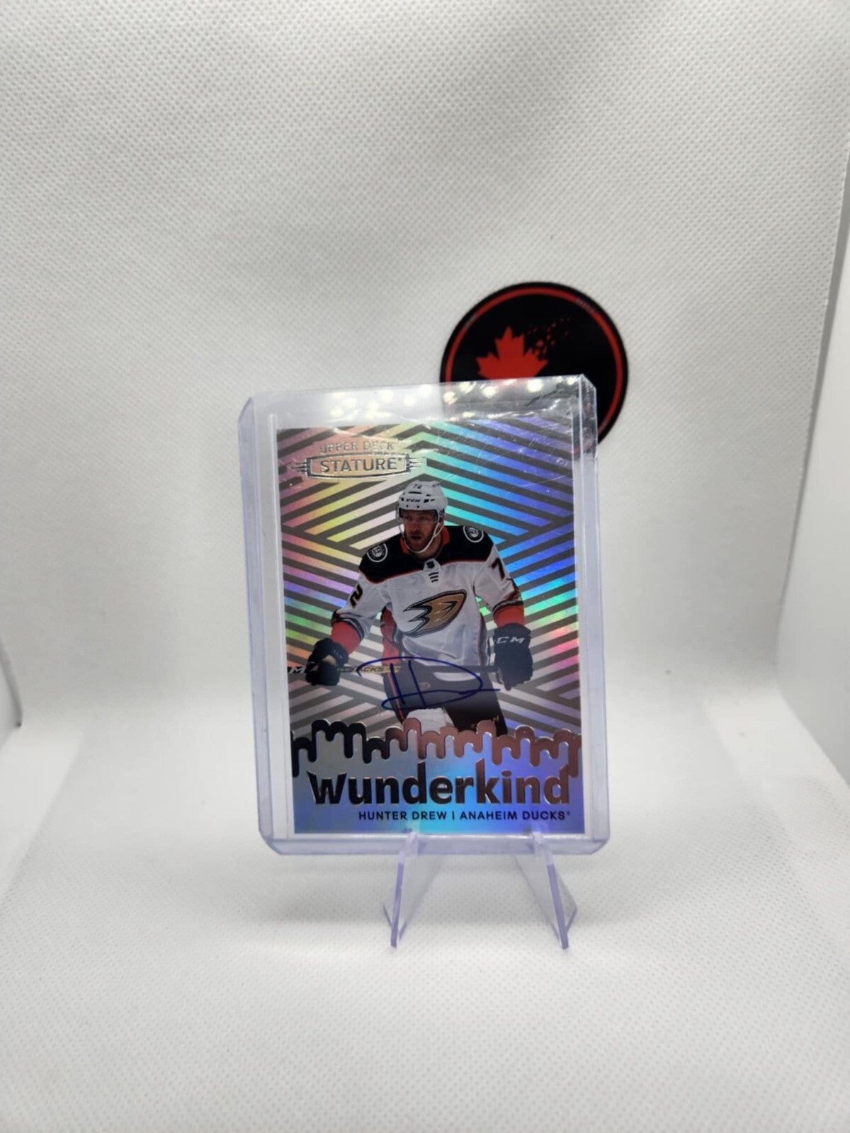 2022-23 Upper Deck Stature Hunter Drew Wunderkind Auto/RC #W-28