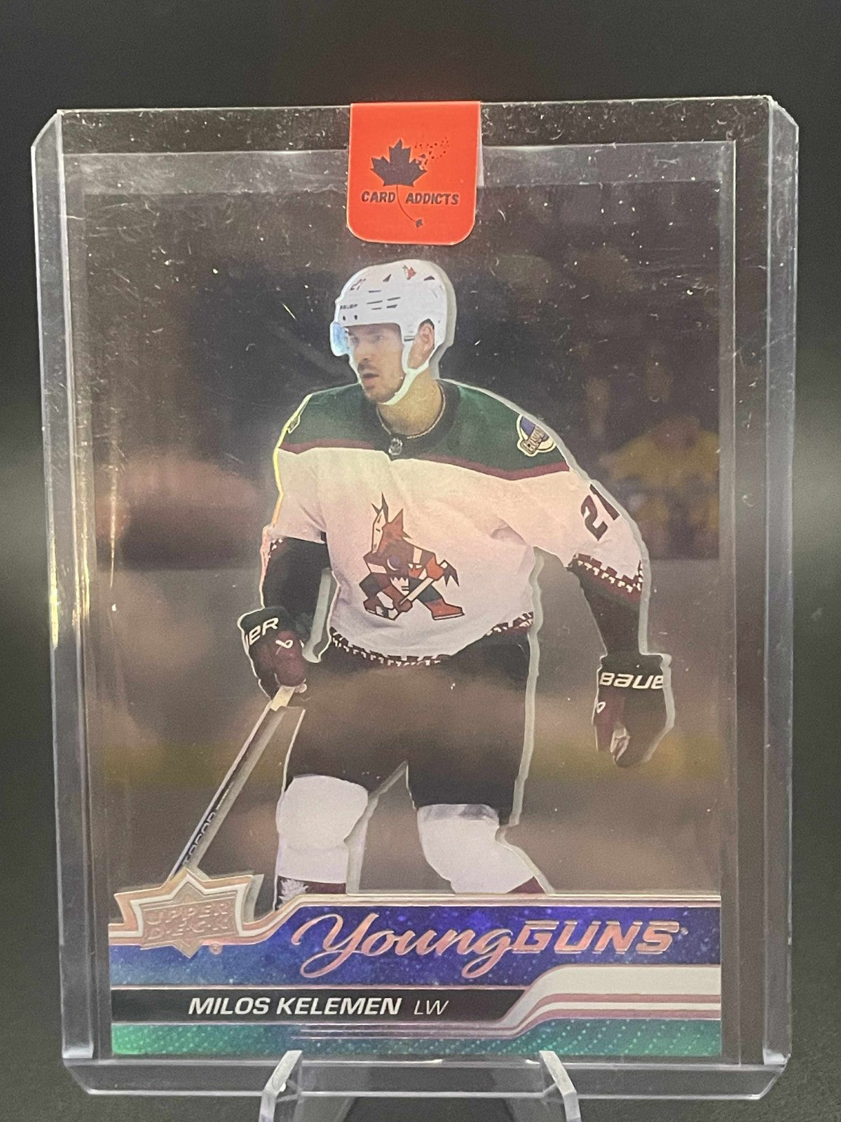 2023-24 UD Milos Kelemen Young Guns Acetate Ultra Rare