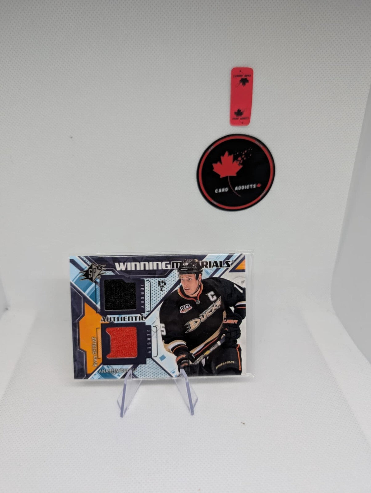 2013-14 SPx Winning Materials Double Jersey #WMRG Ryan Getzlaf