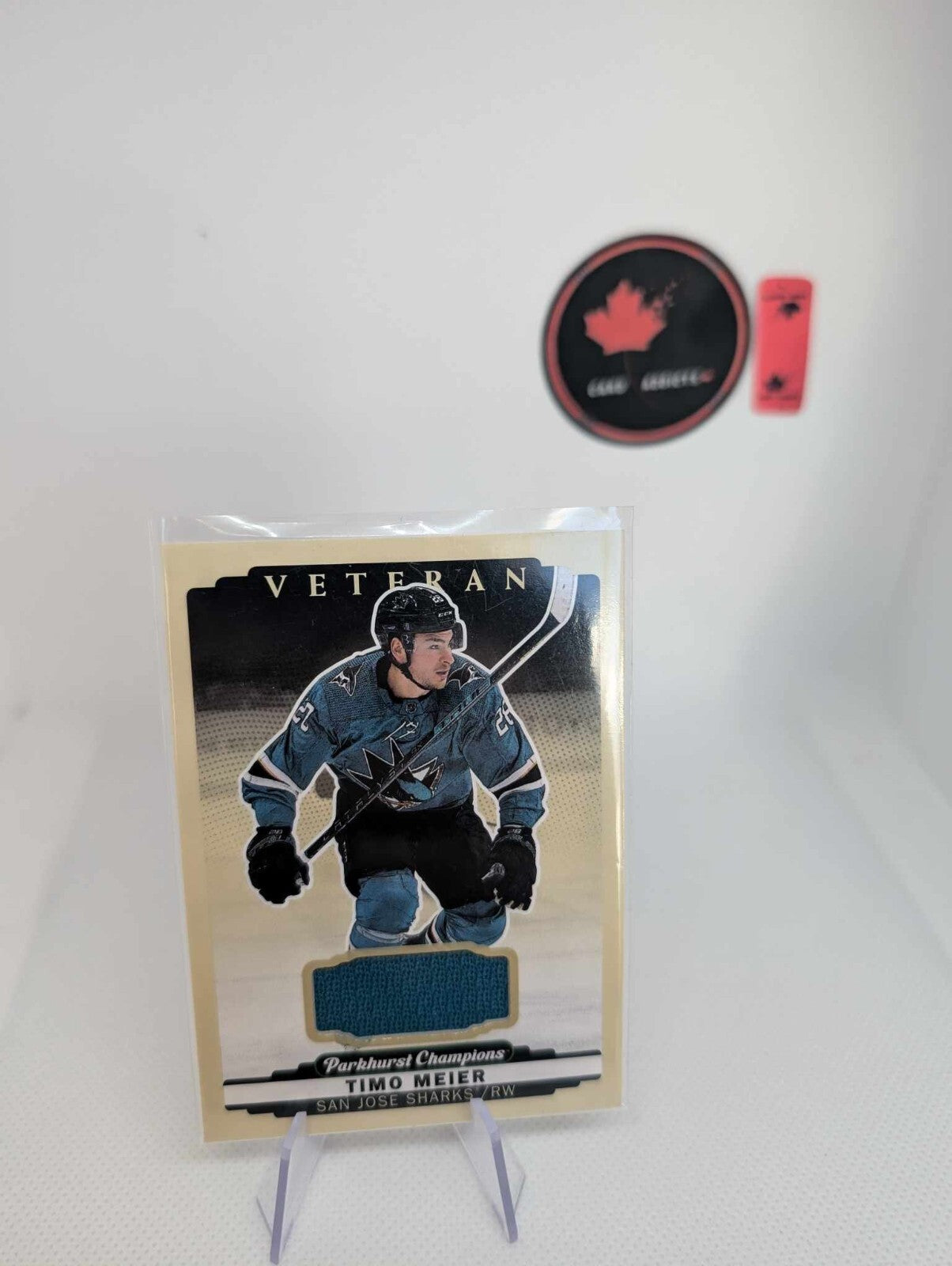 2022-23 Upper Deck Parkhurst Champions Jersey Timo Meier #256