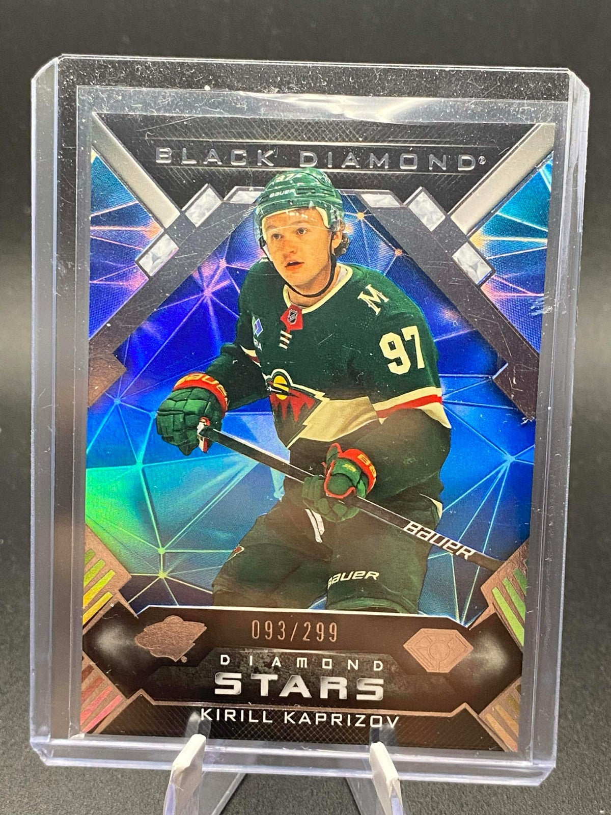 2022-23 UD Black Diamond Stars Kirill Kaprizov Base Card /299