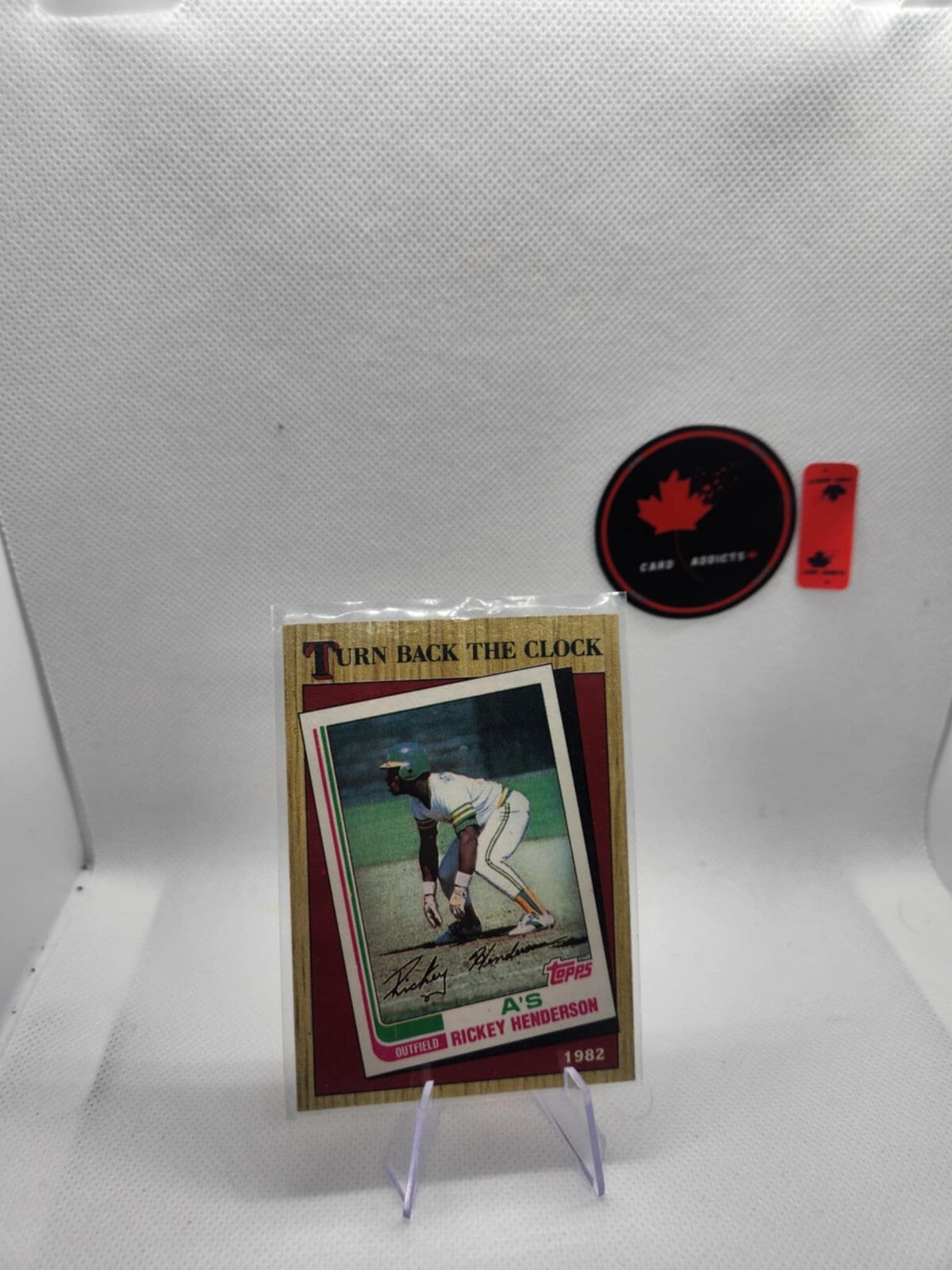 1987 TOPPS RICKEY HENDERSON #311 TURN BACK THE CLOCK 1982