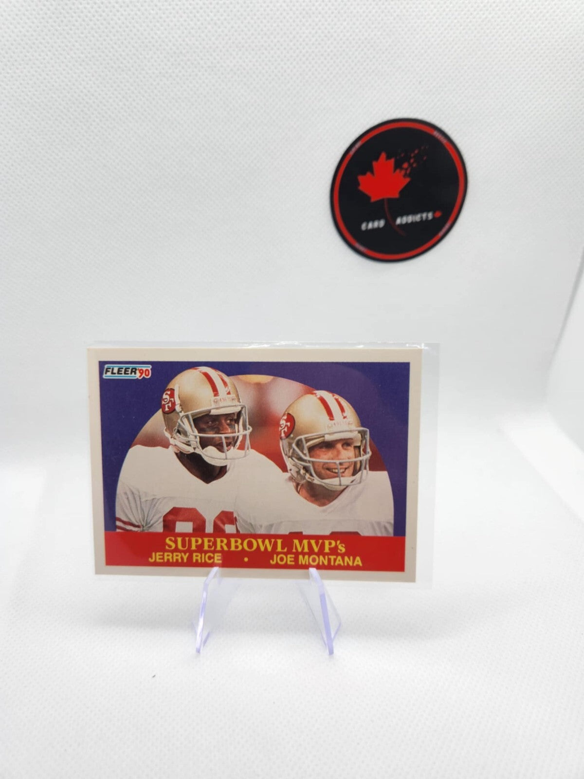 1990 Fleer #397 Superbowl MVP's (Jerry Rice / Joe Montana) San Francisco 49ers