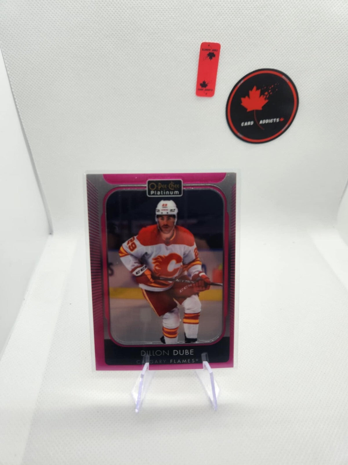 2021-22 O-Pee-Chee Platinum Matte Pink #105 Dillon Dube